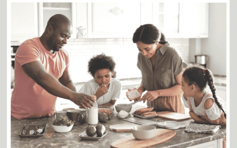 Family above