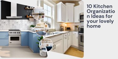 A well-organized kitchen cabinet with storage bins, pull-out shelves, and utensil racks, showcasing efficient kitchen organization