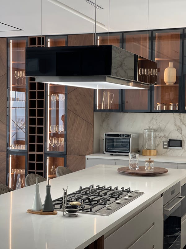Bethliving modular kitchen with innovative steel solutions.