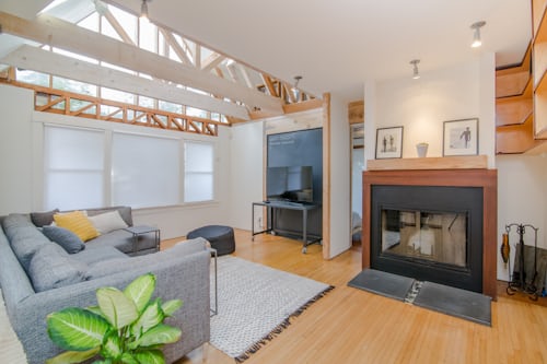 Stylish modern home interior with customized design elements