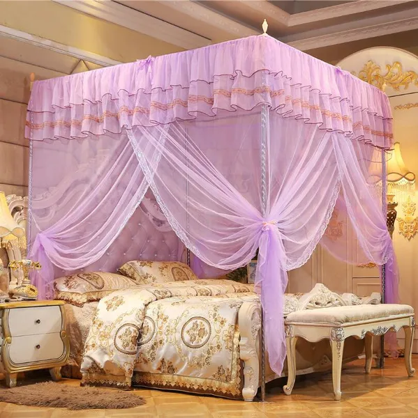 Bed with Mosquito Net Canopy - Protect your family from mosquitoes with Bethliving's innovative scheme.