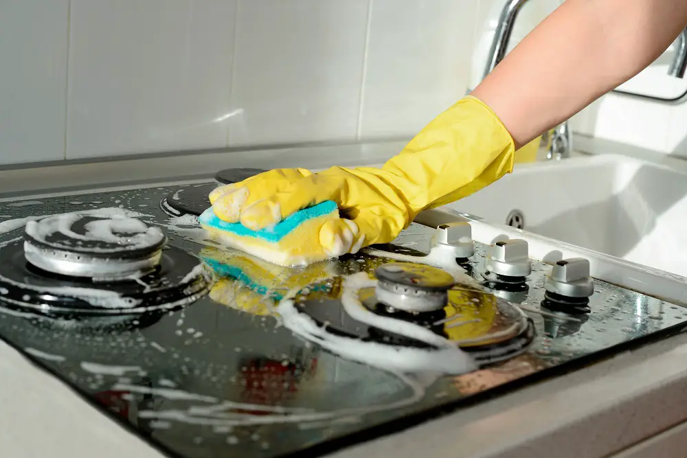 Cleaning Gas Burners with Ammonia