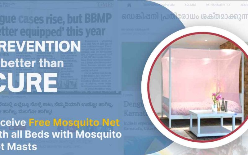 Bed with Mosquito Net Canopy - Protect your family from mosquitoes with Bethliving's innovative scheme