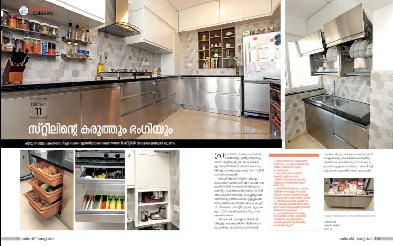 A sleek and modern kitchen featuring stainless steel cabinets and appliances, showcasing its durability and stylish design. Bethliving