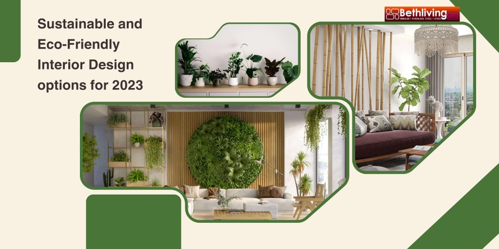 Sustainable interior design with natural materials and energy-efficient lighting Bethliving