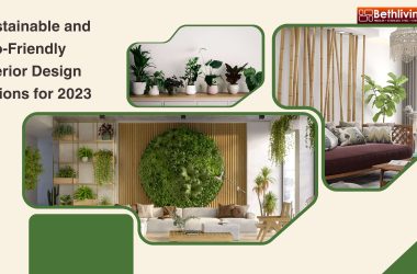 Sustainable interior design with natural materials and energy-efficient lighting Bethliving