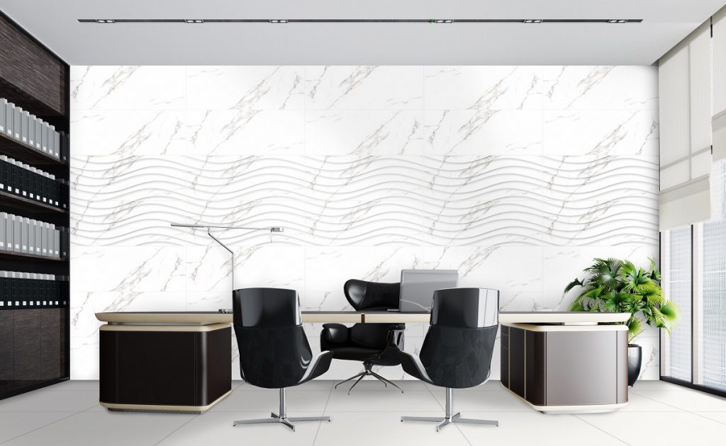 Minimalist home office design.