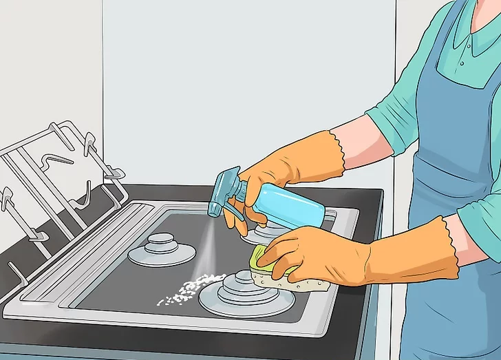 Clean stovetop to prevent kitchen fires