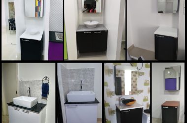 Steel vanity unit from BethLiving