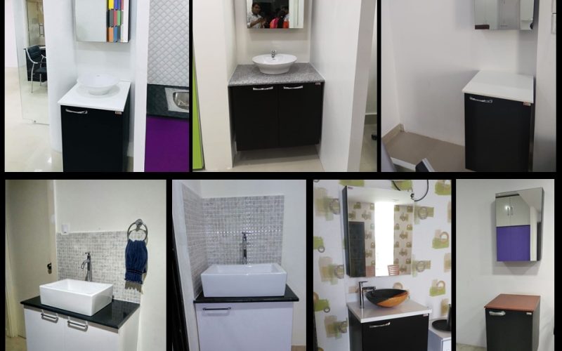 Steel vanity unit from BethLiving