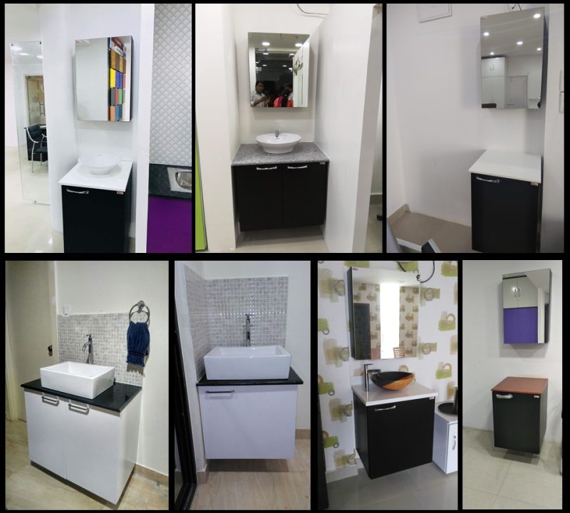 Steel vanity unit from BethLiving