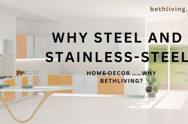 Steel home decoration elements from BethLiving