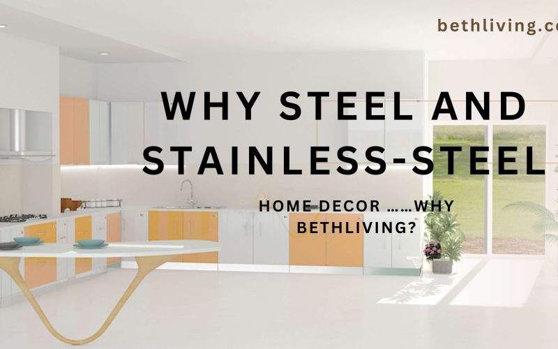 Steel home decoration elements from BethLiving